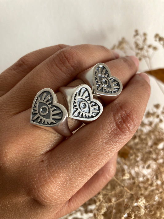 ANILLO CORAZÓN MIRÓN