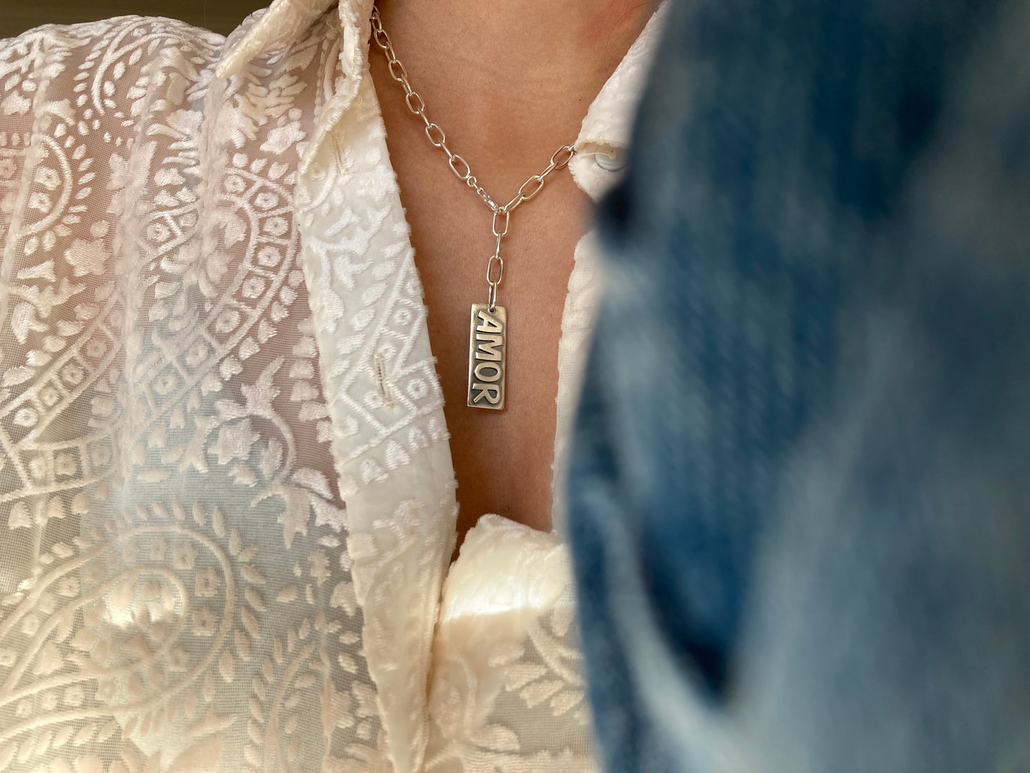 COLLAR CHAPA AMOR