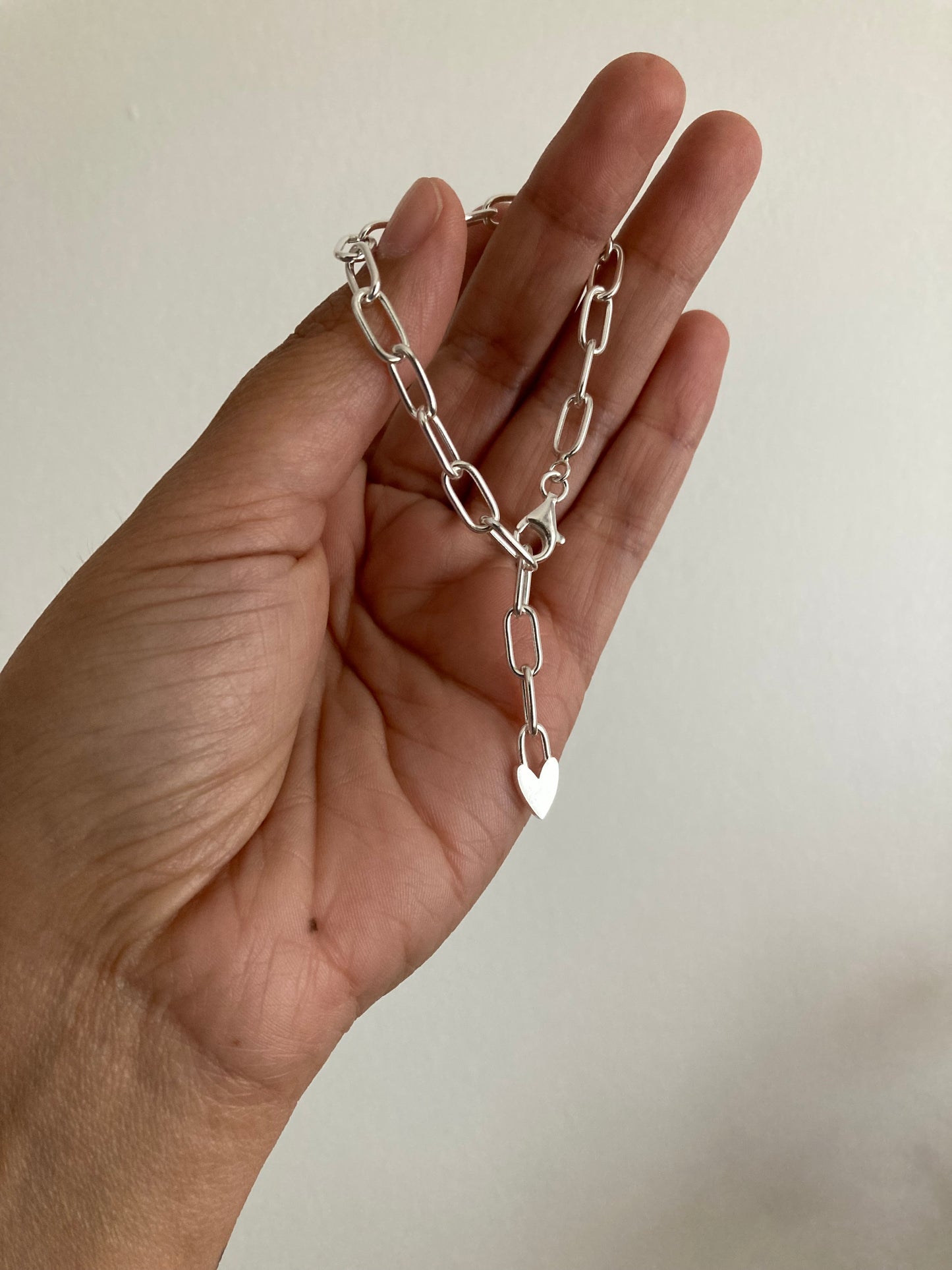 PULSERA CORAZÓN CANDADO