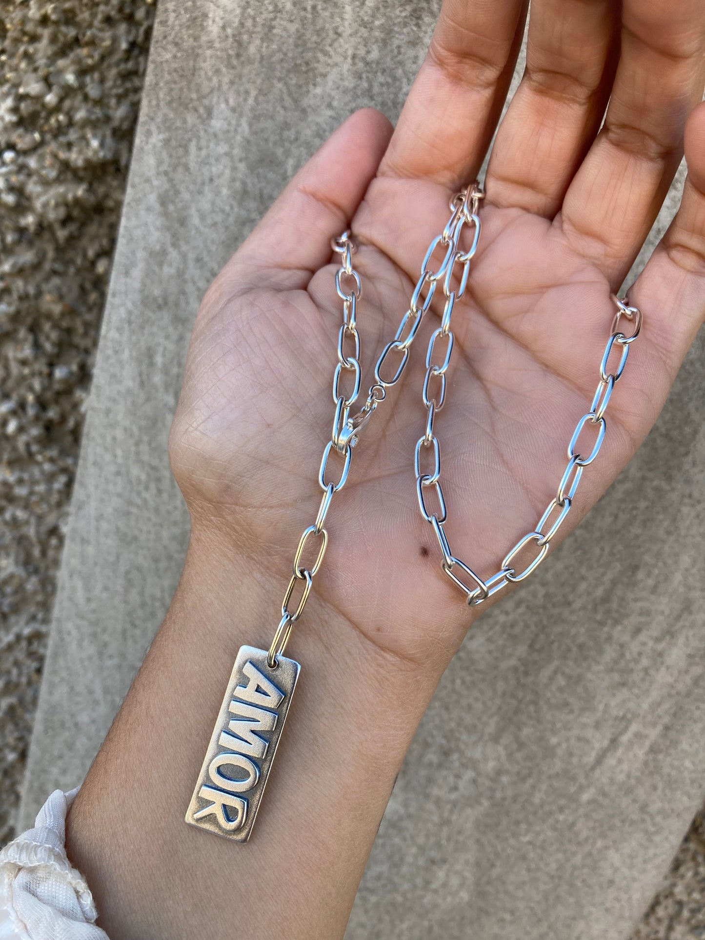 COLLAR CHAPA AMOR