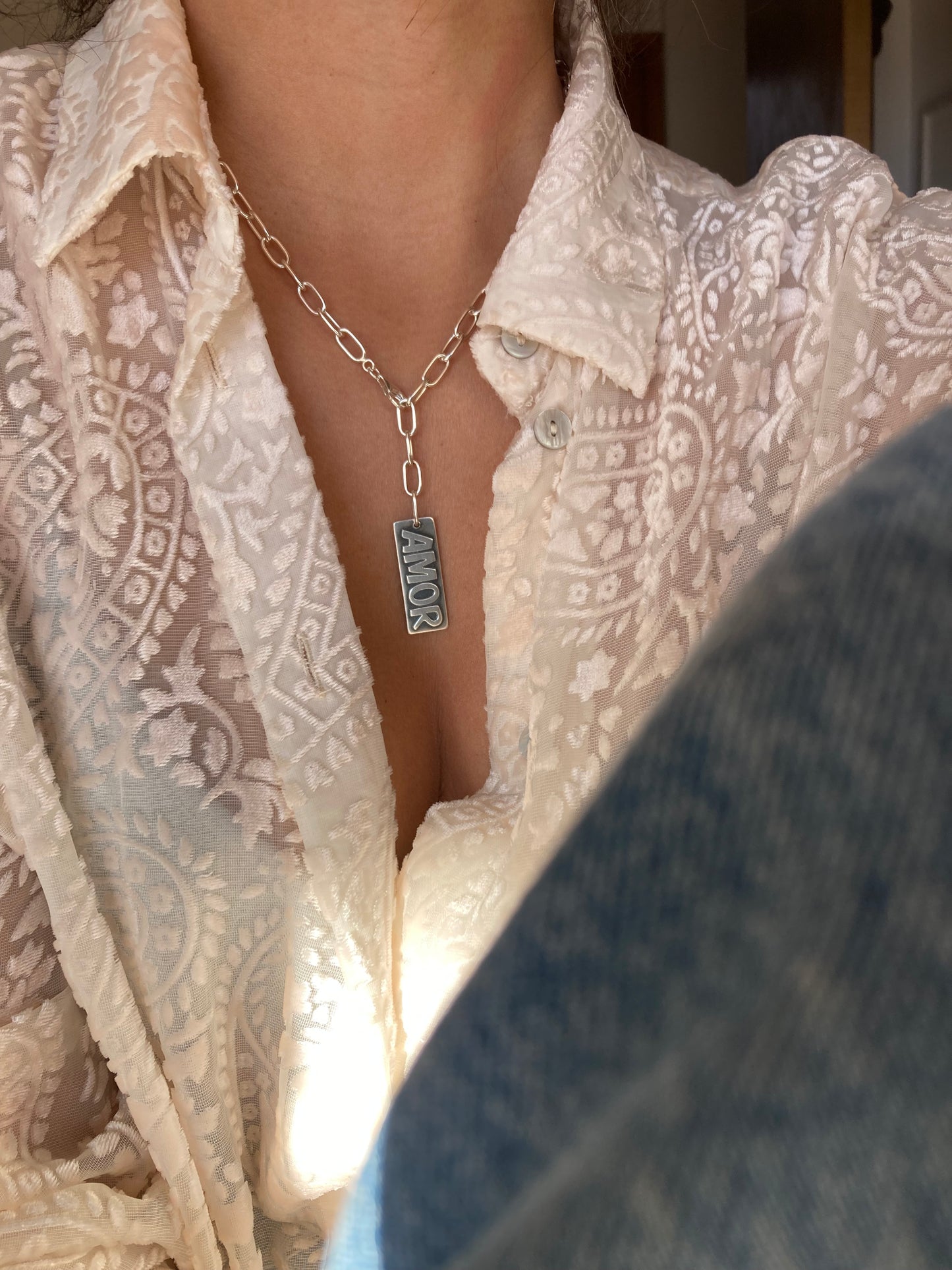 COLLAR CHAPA AMOR