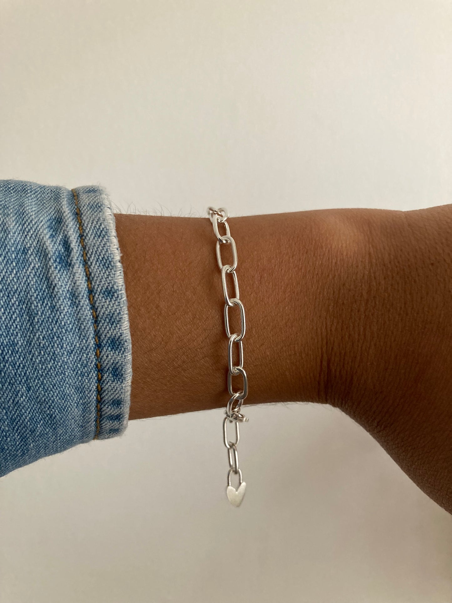 PULSERA CORAZÓN CANDADO