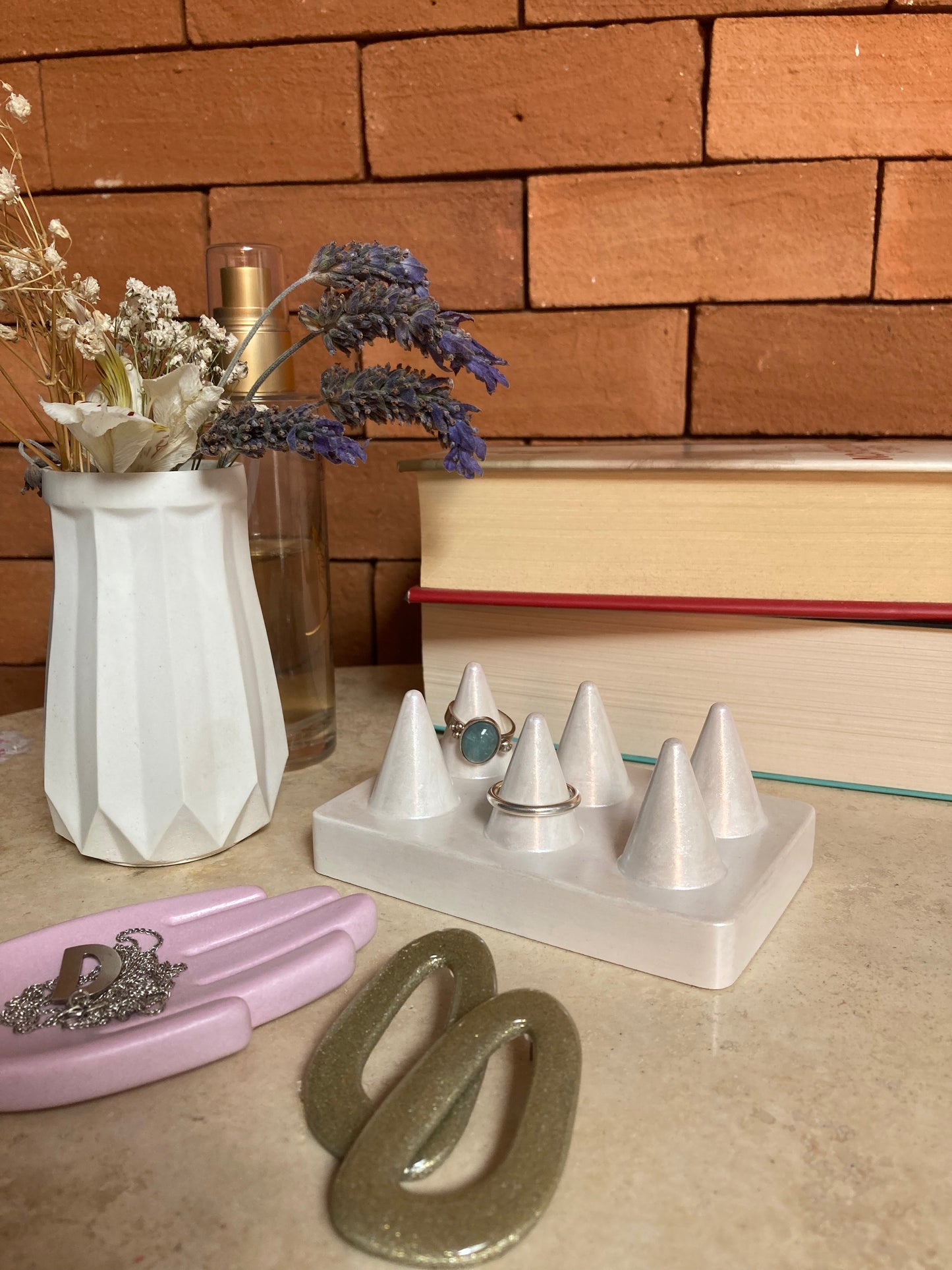 Rectángulo porta anillos