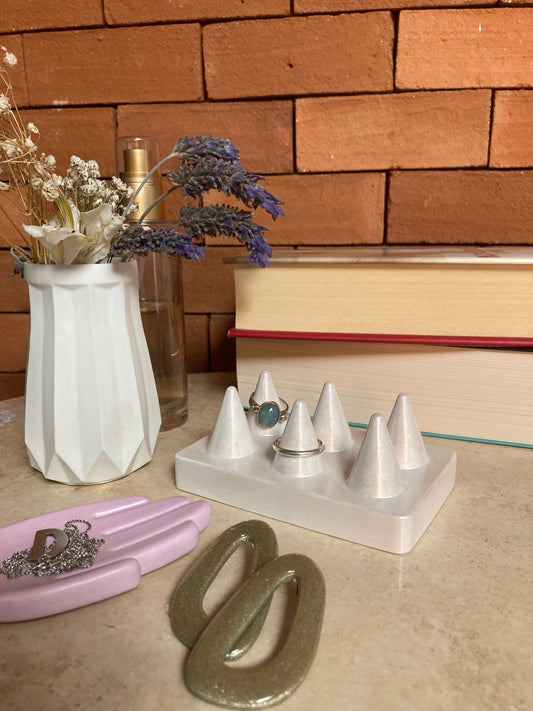 Rectángulo porta anillos