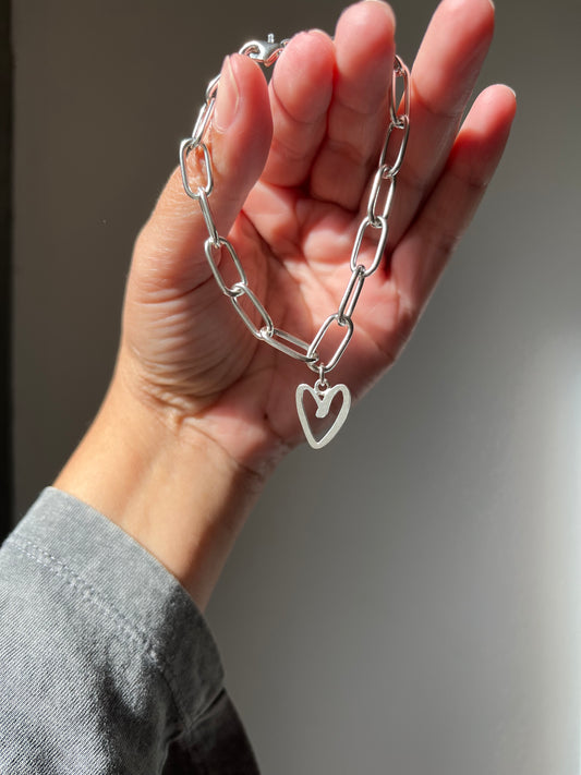 PULSERA CORAZÓN CALADO