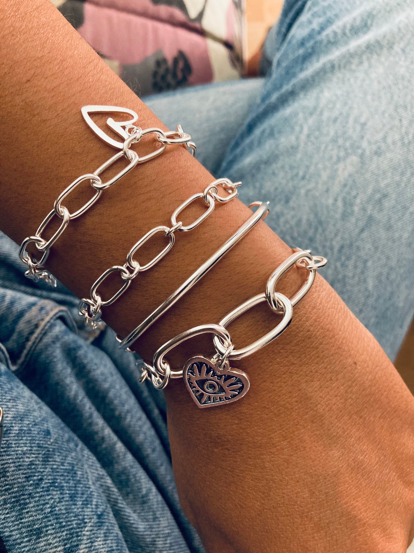 PULSERA CORAZÓN CALADO