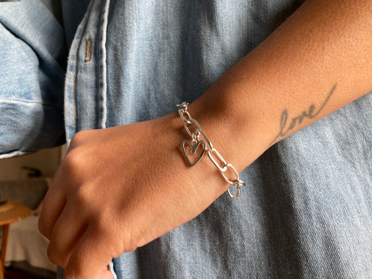 PULSERA CORAZÓN CALADO