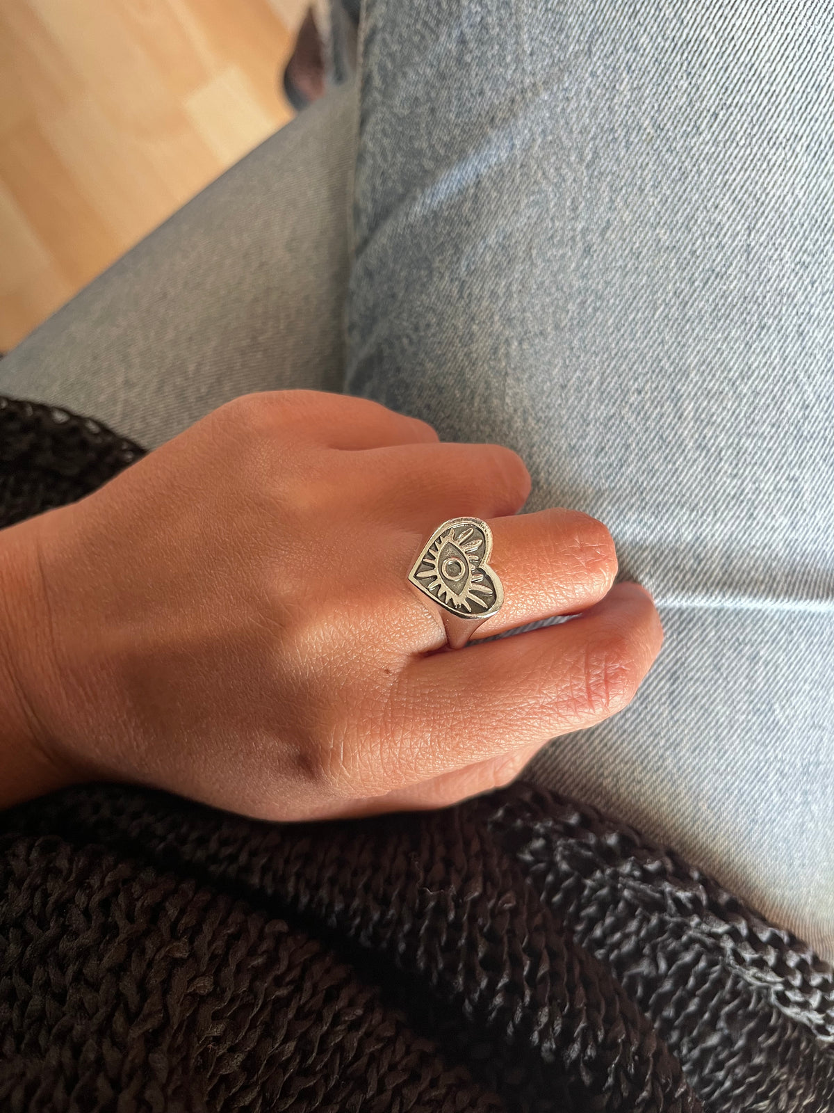 ANILLO CORAZÓN MIRÓN