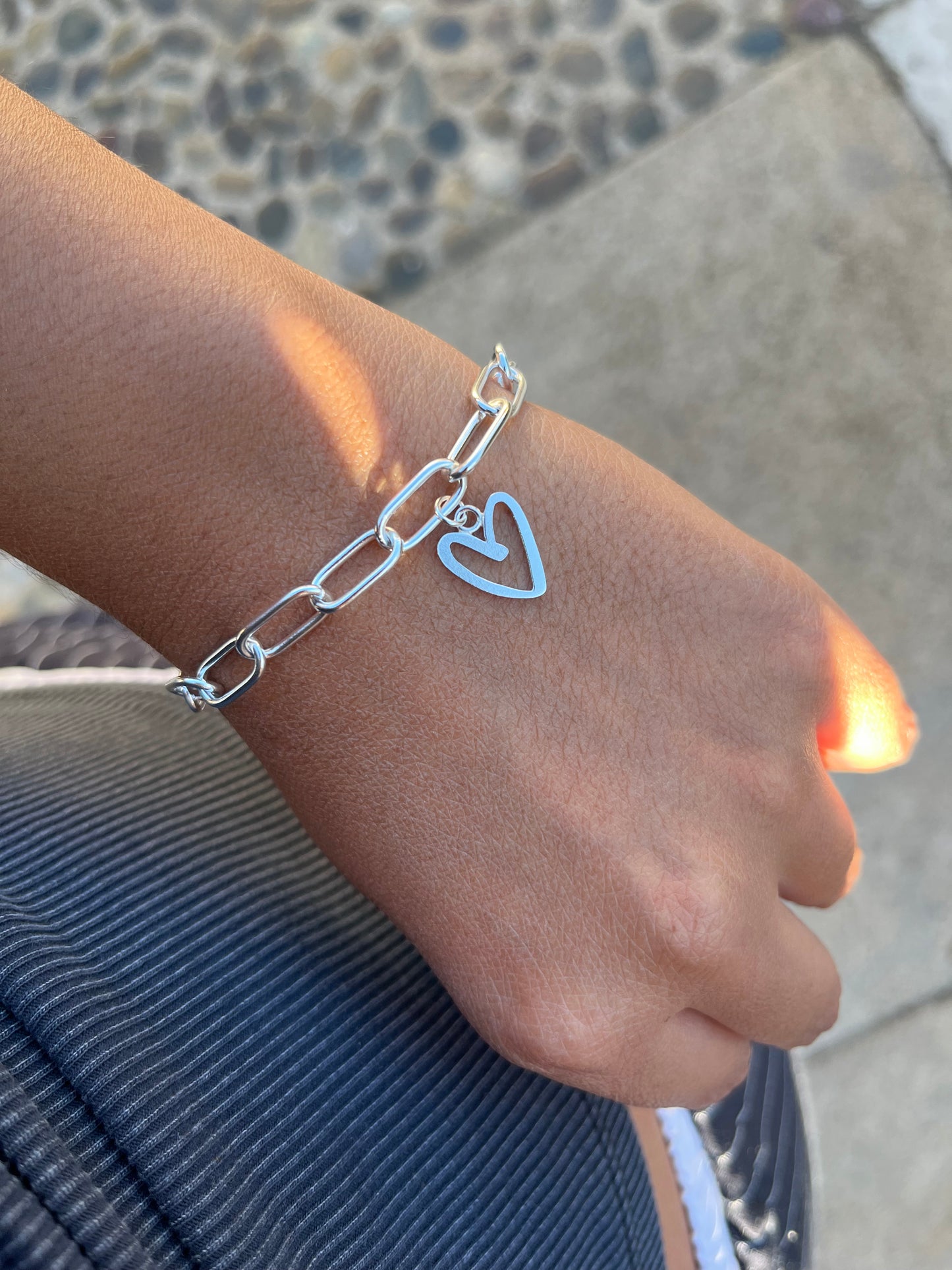 PULSERA CORAZÓN CALADO