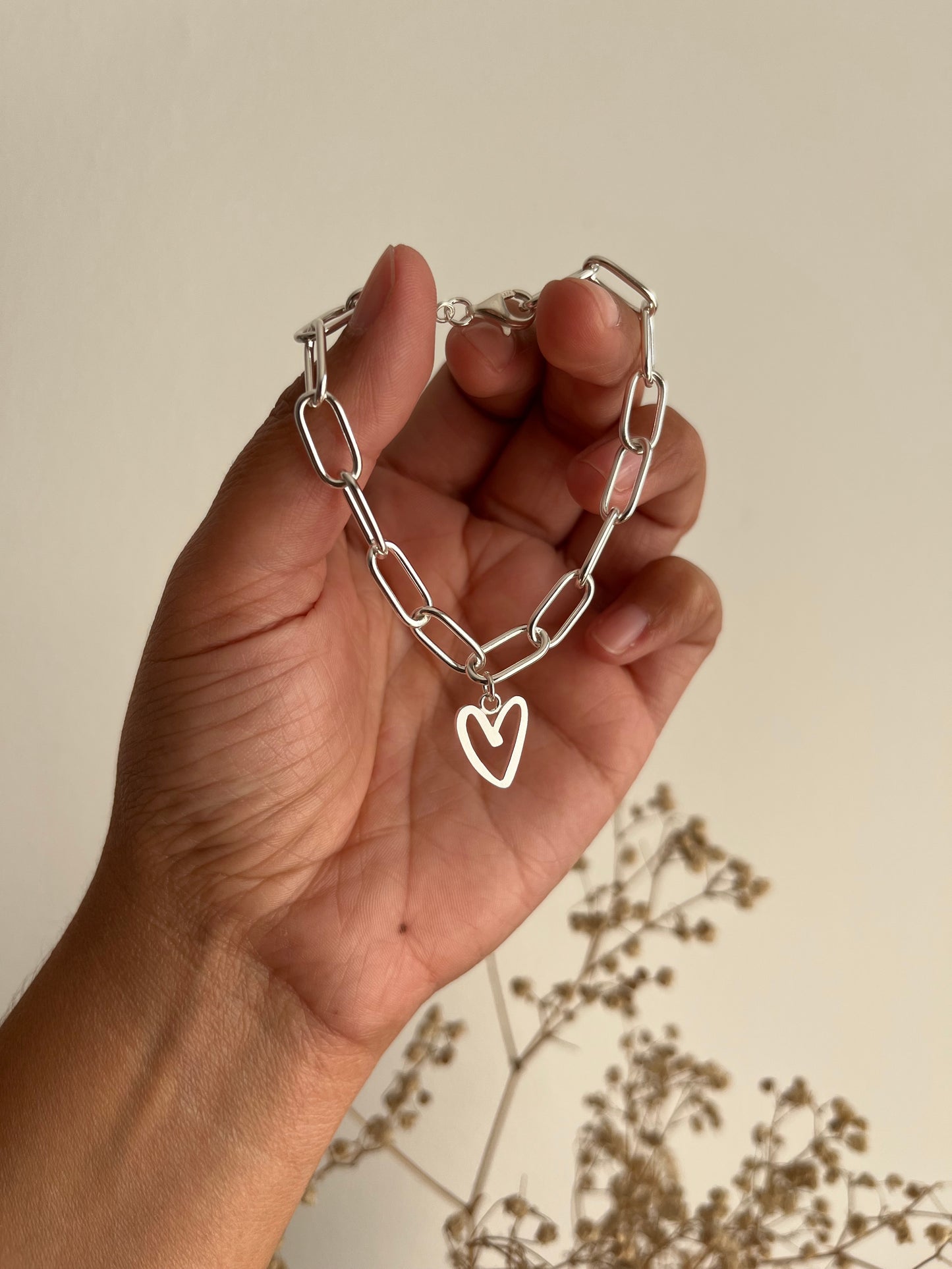 PULSERA CORAZÓN CALADO
