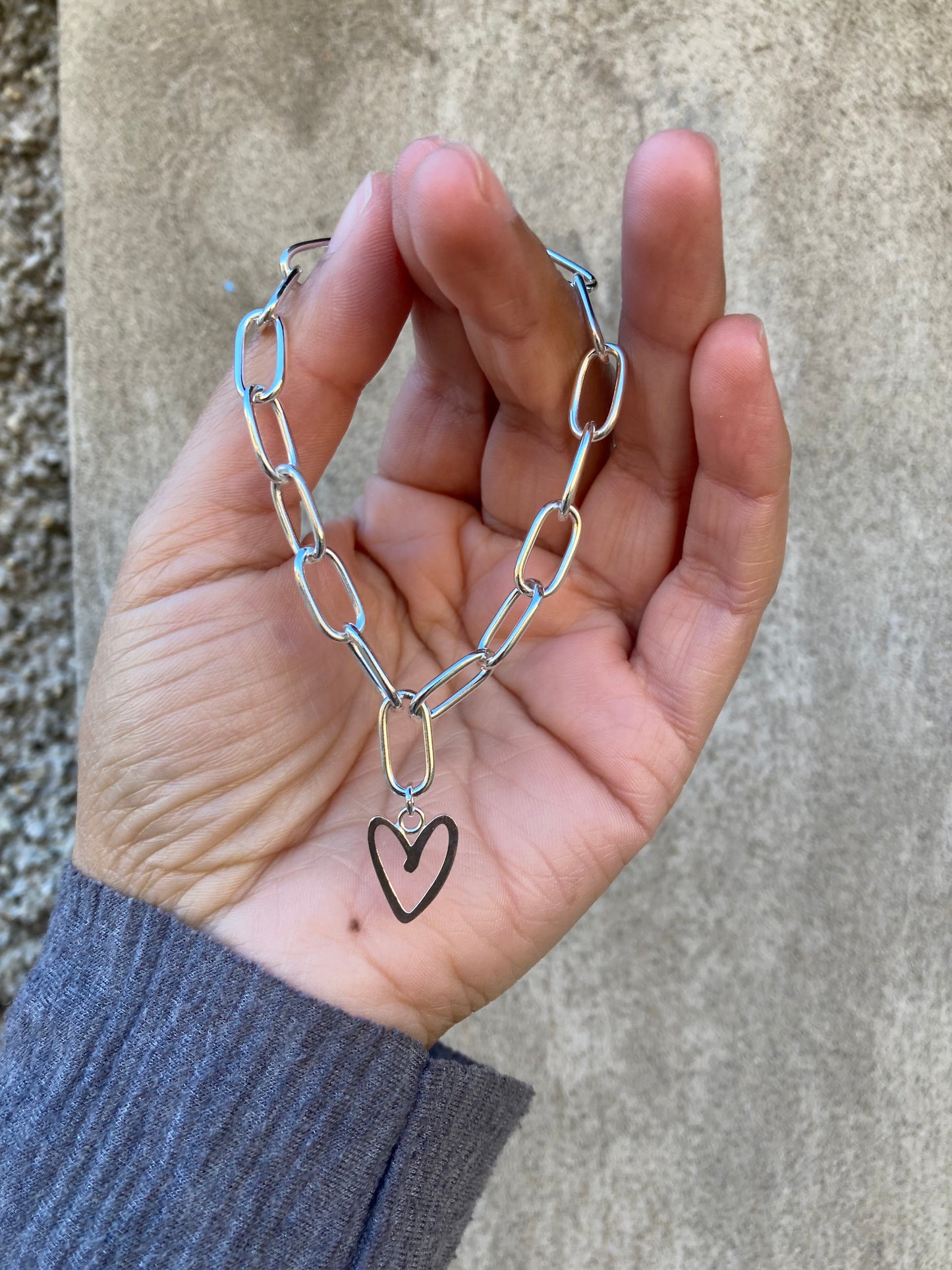 PULSERA CORAZÓN CALADO