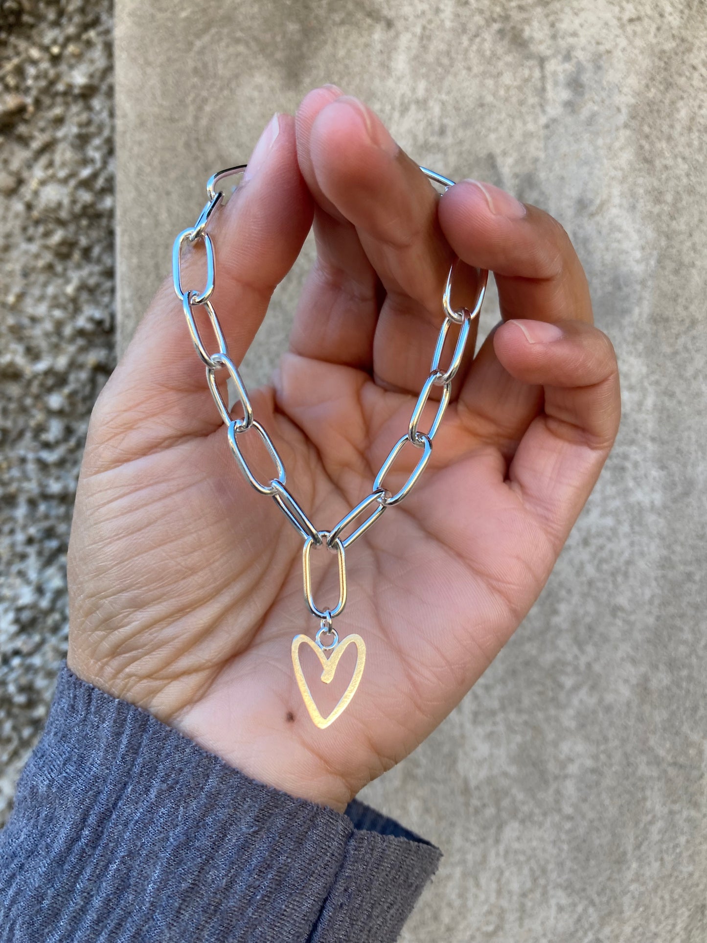 PULSERA CORAZÓN CALADO